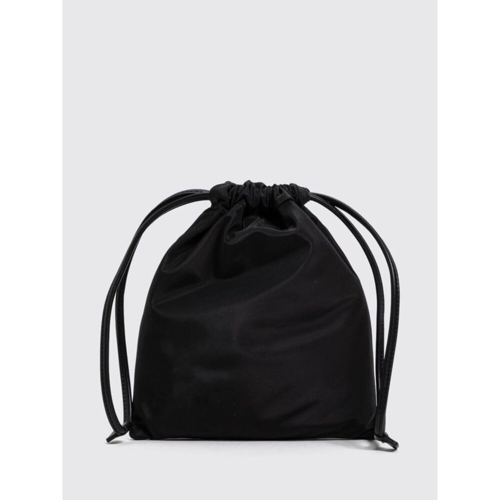 Twinset Women Twinset Satin Mini Bucket Bag With Crystals And Drawstring